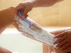 Horny chick gets facial after getting fucked