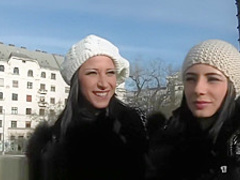 Two sexy tourists need some help