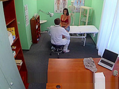 Busty sexy mature MILF helps the doctor relieve some sex