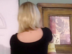 Hot skinny blonde gets her way