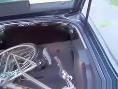 Driver picks up Jenny Glam and fucks her good