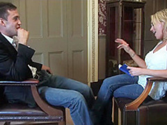 Blonde milf rides her lovers cock