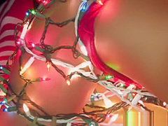 Charley Chase Gets Some Christmas Cock