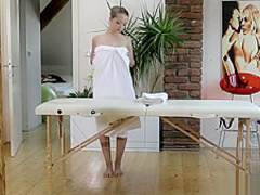 Lucie gets nice massage