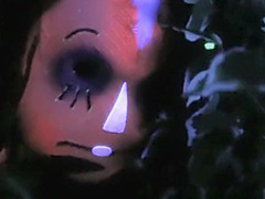 Britney Amber & a hot blonde share Halloween scare then each other