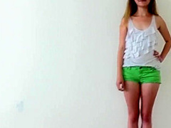 Teen Next Door In A Calendar Audition