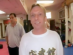 Lucky Guy Gets His Pecker Devoured By Several Babes