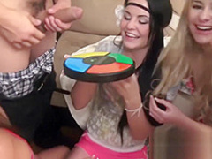 Young teens party hard and fuck hard