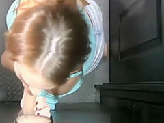 redhead cum shots and creampie POV