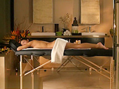 Veronica gets a sexy massage