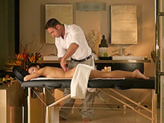 Veronica gets a sexy massage