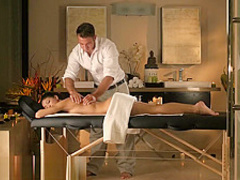 Veronica gets a sexy massage