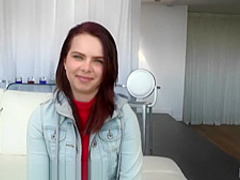 Tiny teen takes fat cock