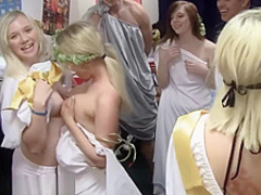 Toga part with hot teens