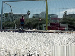 Busty latina rather fuck than plat soccer