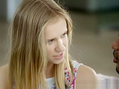 blonde teen Rachel James first big black cock