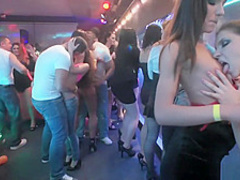 Party lesbians are fucked in sex orgy