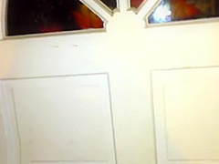 Teen plays with pussy for Halloween