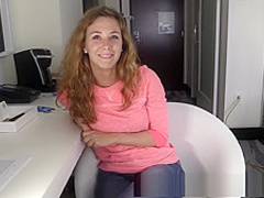 Cute Amateur Anal and Big Cum Facial in Porn Debut