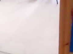 Teacher dangling feet 1-5