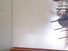 Teacher dangling feet 1-5