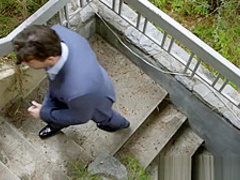 My Girlfriend Megan Rain Gets Fucked in the Ass by the Neighbor!