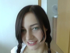 Sexy german schoolgirl suck, fucks and gets a facial - xxxteensoncam.com