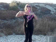 46 year old MILF loves public Flashing