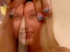 Wet pussy gets a vibrator