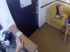 Big tit beauty plowing for charity