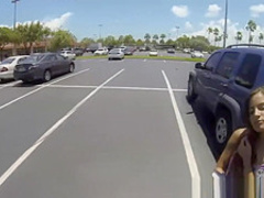 Big tit beauty plowing for charity