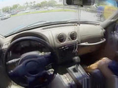 Big tit beauty plowing for charity