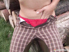 Amazone masturbating