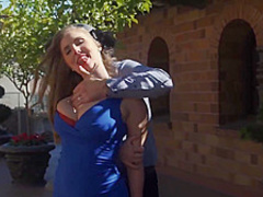 Sexy lady Lena Paul fucking her man