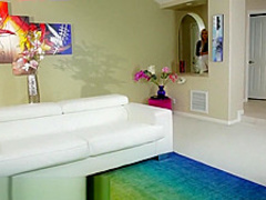 Beautiful blonde MILF Nina Elle sells a house with her oral acrobat skills