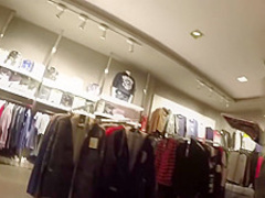 Lingerie stress test in the girl's dressing room