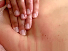 Horny Czech teen masseuse enjoys Brit's big hard cock