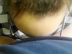 Slutty Best Friend Gives Great Deepthoats on Patio