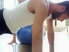 HD -  Kacey Jordan gets dripping pussy work out