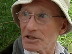 Two old men fuck a girl for her wiskhey