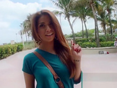 Latina teen loves cock