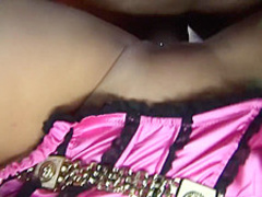 Busty bimbo fucked in her lingerie