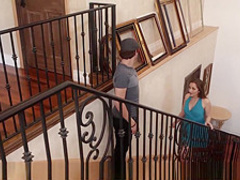 Dani Daniels takes his warm load in her all natural vagina