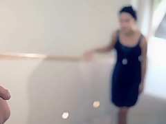 Brunette MILF Blows The Cock