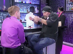 Brunette deeothroats cock