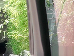 Sexy nerdy teen gets fucked in the backseat