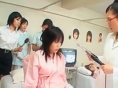 Asian Cute Patient Gets Pussy Checked At The Gynecologist