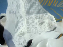 British milfs share an old cock and its cum