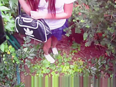 Fucked for cash near the bus stop