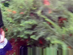 Fucked for cash near the bus stop